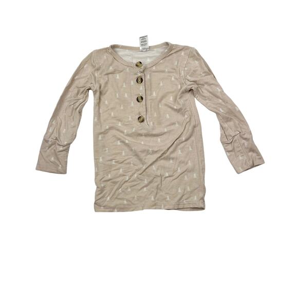 Lou Lou & Co. Neutrals Trees Top - Picture 1 of 5